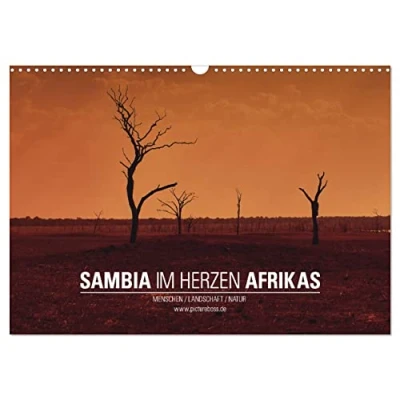 Abbildung von SAMBIA IM HERZEN AFRIKAS (Wandkalender 2025 DIN A3 quer), CALVENDO Monatskalender