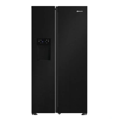 Abbildung von BAUKNECHT Side by SBS IW E90 Black, 179 cm hoch, 91 breit