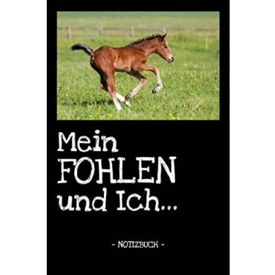 Abbildung von Mein Fohlen und Ich...: Pferde Reiten Notizbuch Tagebuch Fotobuch Hobby Schule Geschenk liniert + Fotocollage ca. DIN A5
