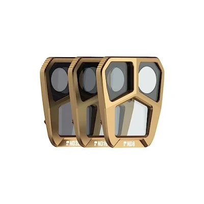 Abbildung von PolarPro DJI Mavic 3 Pro Shutter Kollektion ND8, ND16, ND32 Leichtes Aluminium Cinema Series Glas