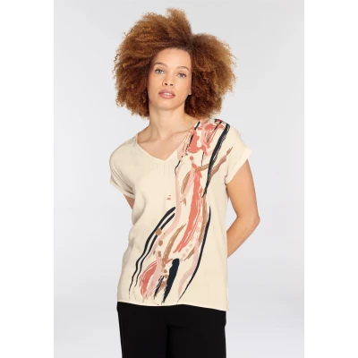 Abbildung von Boysens Shirtbluse, im modischen Design mit V Ausschnitt NEUE KOLLEKTION