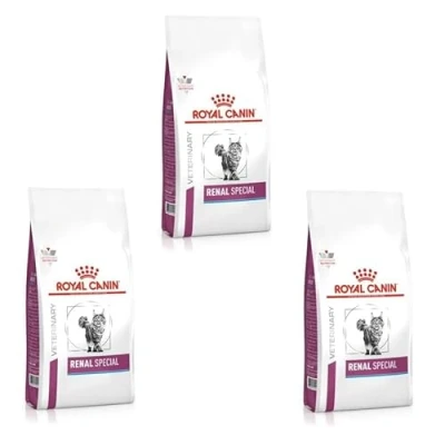 Abbildung von ROYAL CANIN Veterinary Renal Special Feline 3er Pack 3 x 400 g Diät Alleinfuttermittel für ausgewachsene Katzen Kann dabei helfen, die Nierenfunktionen zu unterstützen
