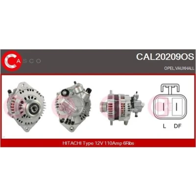 Abbildung von CASCO CAL10573AS Lichtmaschine 12V 150A FORD: MONDEO 4 Turnier, S Max Mk1, Galaxy Mk2 MPV, VOLVO: V60 I, V70 3, XC60 I