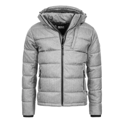Abbildung von Indicode Jeans Hebert Winterjacke, Herren, Größe: Small, Grey mix