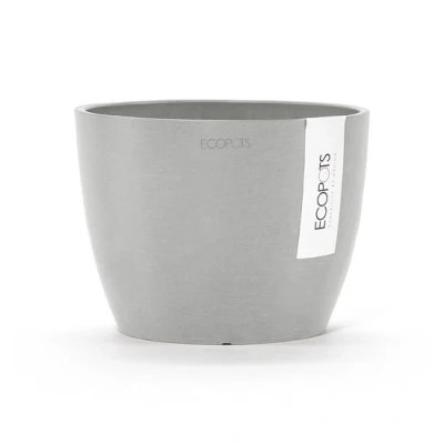 Abbildung von ECOPOTS Blumentopf &quot;STOCKHOLM White Grey&quot;, BxTxH: 16x165x12,5 cm