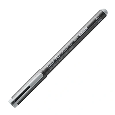 Abbildung von COPIC Multiliner 0,5 mm, Cool Gray, Fineliner mit einer feinen Spitze und wasserbeständiger Pigmenttinte