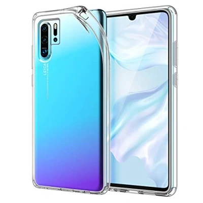 Abbildung von JETech Hülle für Huawei P30 Pro, Case Cover Prämie TPU Material, transparent, durchsichtig, Stoßfest (Durchsichtig)