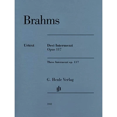 Abbildung von Drei Intermezzi op. 117: Besetzung: Klavier zu zwei Händen (G. Henle Urtext Ausgabe)