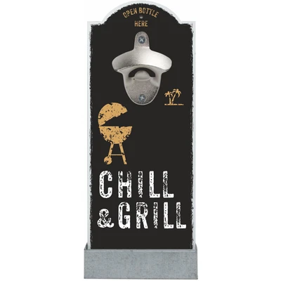 Abbildung von Contento Flaschenöffner &quot;Chill &amp; Grill&quot;, für die Wand