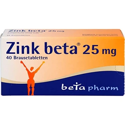 Abbildung von ZINK BETA 25 Brausetabletten 40 St