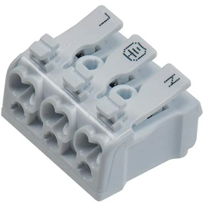 Abbildung von ChiliTec Lüsterklemme 22281 Lüsterklemme, 3 polig mit Hebel 0,75 2,5mm², max. 16A