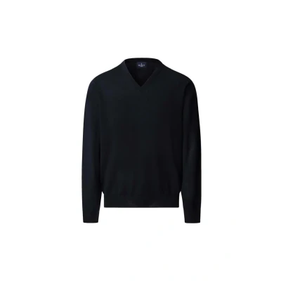 Abbildung von Hackett London Strickpullover, Herren, Größe: Medium, Midnight blue