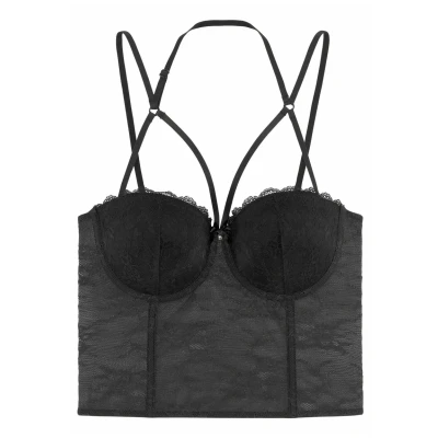 Abbildung von Lascana Korsage, Damen, Größe: 90C, Schwarz