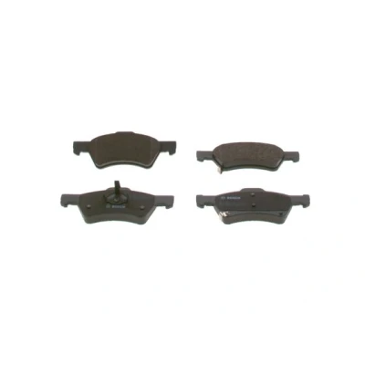 Abbildung von BOSCH 0 986 424 765 Bremsbelagsatz Low Metallic mit akustischer Verschleißwarnung Anti Quietsch Blech, Kolbenclip CHRYSLER: Grand Voyager IV