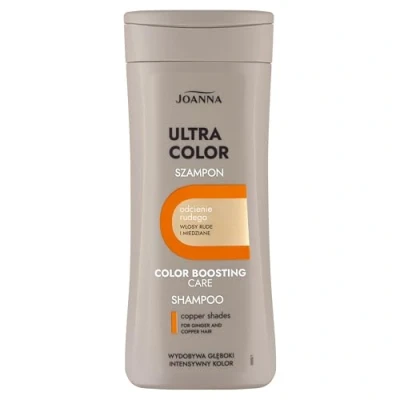 Abbildung von Joanna Ultra Color Shampoo für Haare in Kupfer Farbtönen Stärkendes &amp; revitalisierendes Haarshampoo Farbauffrischung Vertieft die Farbintensität Pflege Feuchtigheit Ihr Haar 200 ml