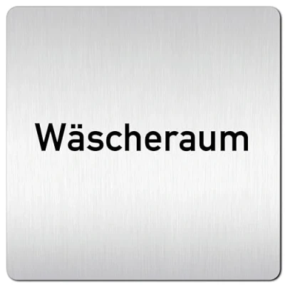 Abbildung von Türschilder24 XXL Schild Türschild 125 x mm (B) Waschküche Waschraum Wäscheraum Waschmaschine 1,5 Aluminium Vollmaterial 100% Made in Germany (Wäscheraum)