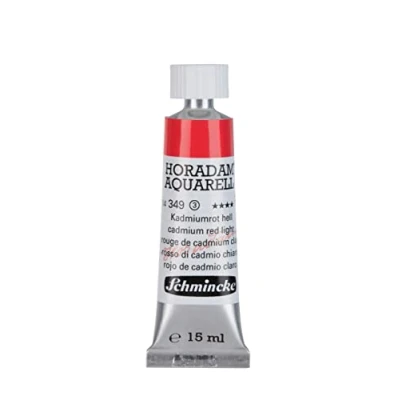 Abbildung von Schmincke HORADAM® AQUARELL feinste Künstler Aquarellfarben, Kadmiumrot hell 15 ml