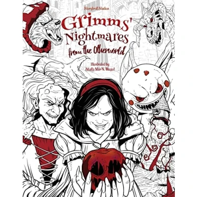 Abbildung von Grimms&#039; Nightmares from the Otherworld: Adult Coloring Book (Horror, Halloween, Classic Fairy Tales, Stress Relieving)