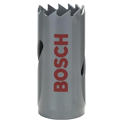 Abbildung von Bosch Accessories Professional 1x Lochsäge HSS Bimetall für Standardadapter (für Metall, Aluminium, rostfreiem Edelstahl, Kunststoffen und Holz, Ø 24 mm, Zubehör Bohrmaschine)
