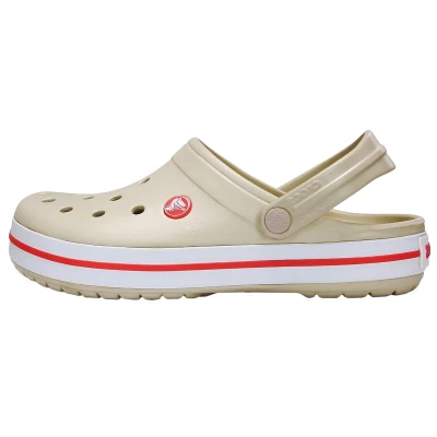 Abbildung von Flip flops Crocs Modell Crocband Farbe Beige