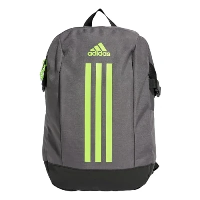 Abbildung von adidas POWER BACKPACK, Unisex Rucksack, grey strata/lucid lemon, 26.42 L JC6187