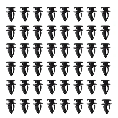 Abbildung von EMSea 50 x Auto Befestigung Clips Innenausstattung Klammern Plastikklips Nieten 8mm Loch Kompatibel mit Vauxhall Opel Vivaro Renault