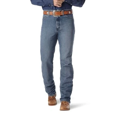 Abbildung von Wrangler Herren Cowboy Slim fit jeanÂ De Ajuste Delgado Corte Vaquero Jeans, Rohstein, 30W / 32L EU