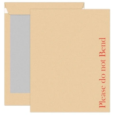 Abbildung von Postmaster Please Do Not Bend Briefumschläge, A5, fester Einband, Haftverschluss, 10 Stück