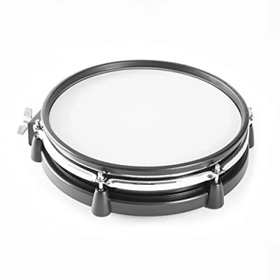 Abbildung von Fame FSP10W 10 Zoll Dual Zone E Drum Pad, Snare/Tom, Mesh Head, Stereo, Universal Trigger, inklusive Kabel, optimiert für DD 6600, 6500, 8600, ONE