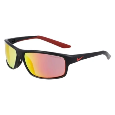 Abbildung von Nike Unisex Rabid 22 M Dv2153 Sunglasses, 010 Matte Black/Red Mirror, 62