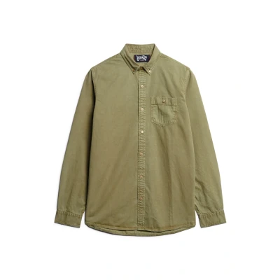 Abbildung von Superdry Merchant Hemd, Herren, Größe: Medium, Light khaki green