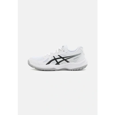 Abbildung von Asics Upcourt 6 GS Unisex Handballschuh für Kinder, Größe: 32.5, White/black Schuhe