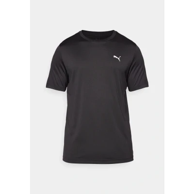 Abbildung von PUMA Unisex ESS Small Logo Poly Tee T Shirts, Black,