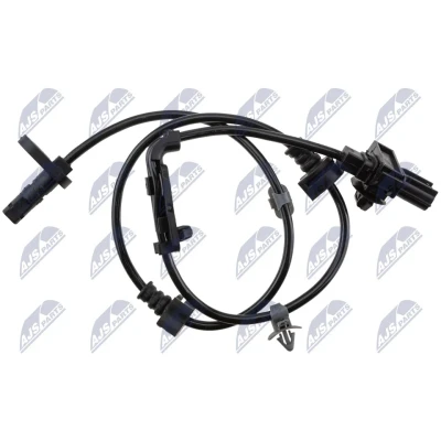 Abbildung von NTY HCA HD 149 ABS Sensor Vorderachse links mit Kabel, Klammer für Fahrzeuge Hallsensor 2 polig HONDA: CIVIC 10 Schragheck