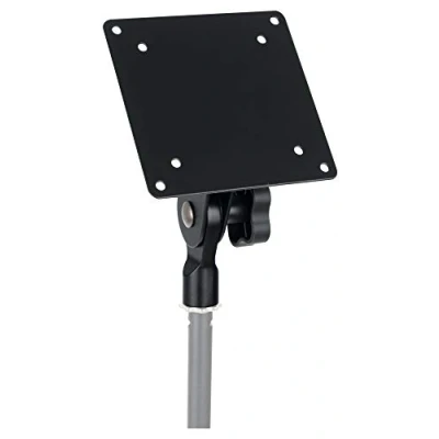 Abbildung von Pronomic Mikrofonstativ Adapter mit VESA Mount für LED/TFT Displays zur Montage von Monitoren auf Mikrofonständern Lochabstände: 100 mm und 75 schwarz