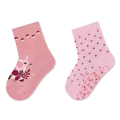 Abbildung von Sterntaler ABS DP REHKITZ+TUPFEN 2 PACK Socken für Kinder, Größe: 25/26, rosa