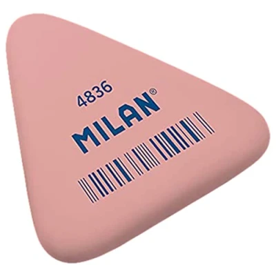 Abbildung von MILAN Behälter mit 36 flexiblen Dreieckgummis, Rosa, 4836