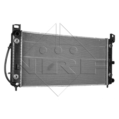 Abbildung von NRF EASY FIT 56008 Kühler, Motorkühlung Aluminium 865 445 33 mit Gummitülle Kühlrippen gelötet