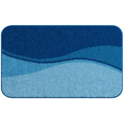 Abbildung von Linea Due Flash Badteppich 60x90cm blau