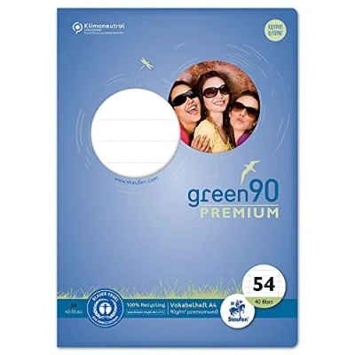 Abbildung von 10 x Staufen Vokabelheft Green A5 liniert mit 2 MST 40 Bla