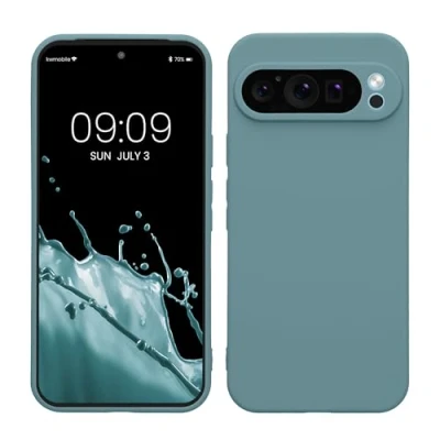 Abbildung von kwmobile Handyhülle kompatibel mit Google Pixel 9 Pro XL Hülle Handy Case aus weichem Silikon in Antique Stone