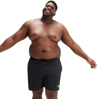 Abbildung von Speedo MENS PLUS SIZE Essential Badeshorts, Herren, Größe: 5XL, Black