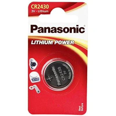 Abbildung von Panasonic CR2430 3 V Lithium Knopfzelle (12 Stück)