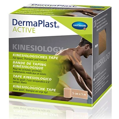 Abbildung von DermaPlast Active Kinesiology Tape 5 cm x m beige