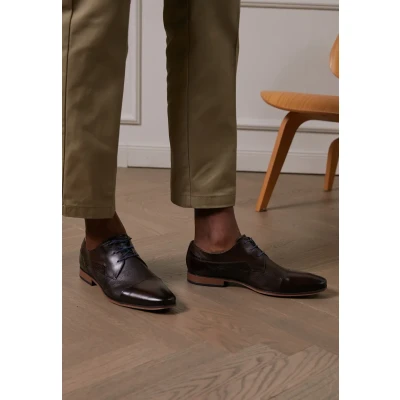 Abbildung von bugatti Morino BusinessSchnürer, Herren, Größe: 42, Brown Schuhe