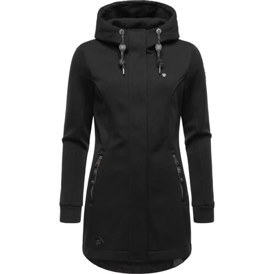 Abbildung von Ragwear Letti Bonded Sweatjacke, Damen, Größe: 4XL, Black