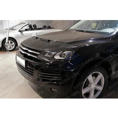 Abbildung von AB 00586 Auto Bra kompatibel mit VW Volkswagen Touareg Bj. 2010 2018 Haubenbra Steinschlagschutz Tuning Bonnet