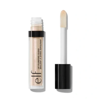 Abbildung von e.l.f. Lip Plumping Gloss, hochglänzende schimmernde Farbe, spendet Feuchtigkeit &amp; lässt die Lippen voller erscheinen, mit Vitamin E, vegan tierversuchsfrei, Chocolate Glaze