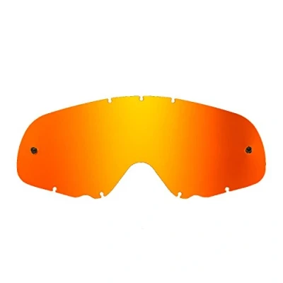 Abbildung von SeeCle 416168 Rot getönte verspiegelte gläser für Brillen kompatibel mit Oakley Crowbar Maske