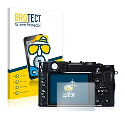 Abbildung von BROTECT Entspiegelungs Schutzfolie für Fujifilm X20 (2 Stück) Matte Displayschutz Folie, Anti Reflex, Fingerprint